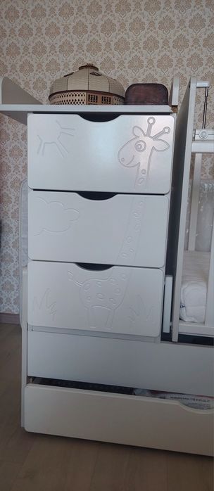 Продам кровать трансформер с матрасом