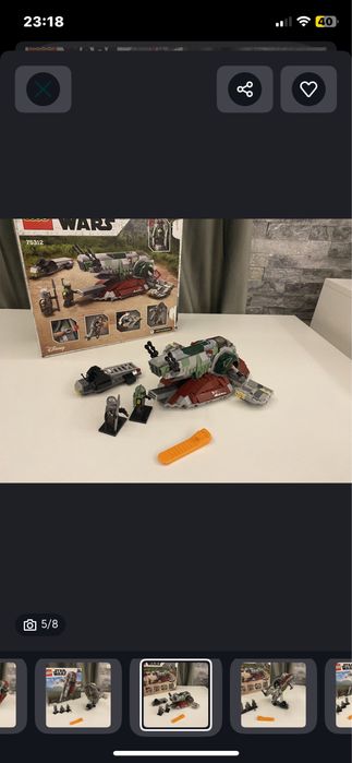 Lego Star Wars Boba Fett’s Starship