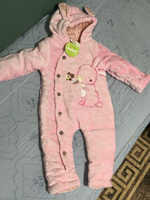 Детский комбинезон шуба куртка для новорожденных