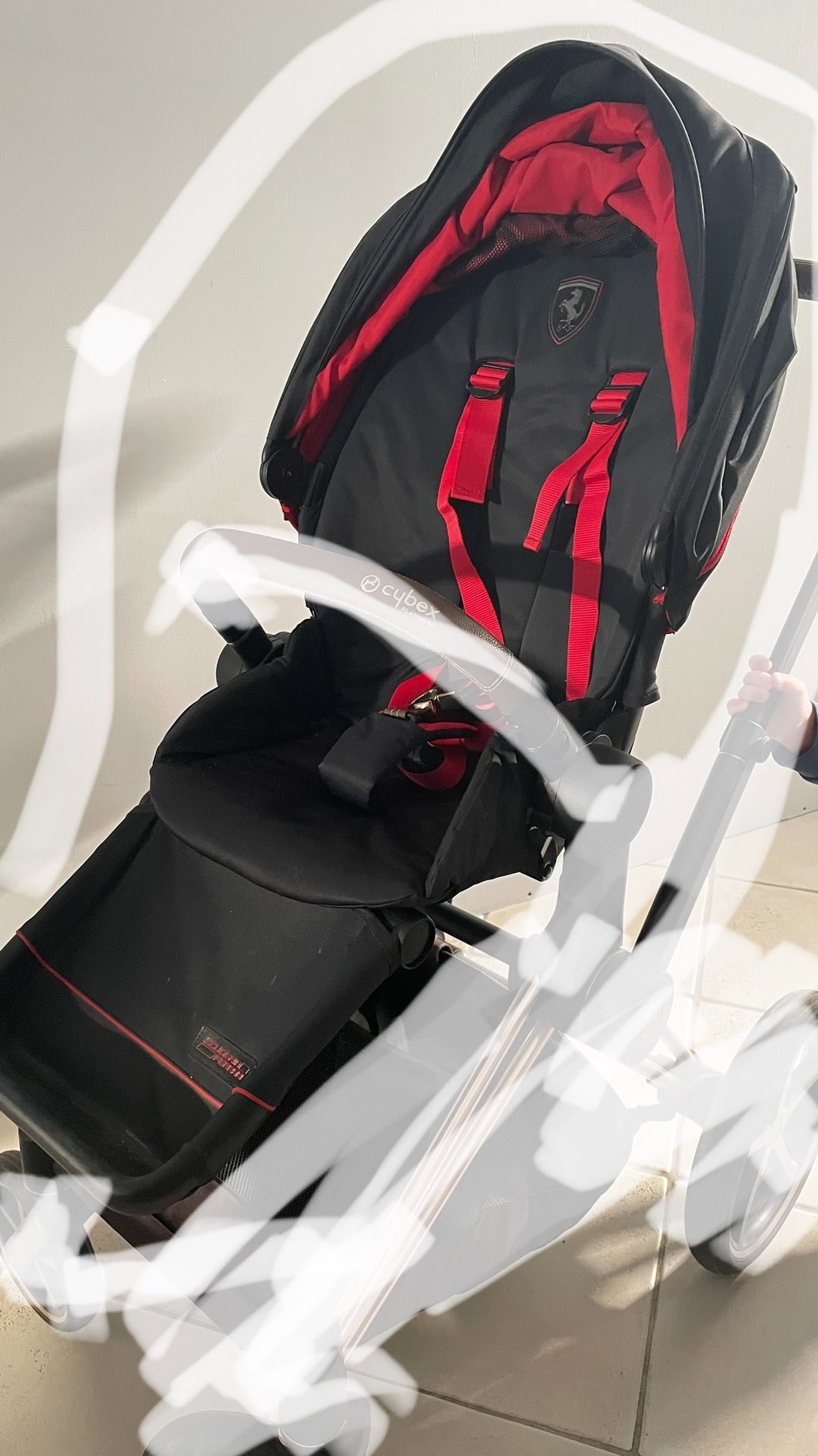 Cybex Тапицерия за седалка Priam Seat pack Lux Ferrari Victory Black