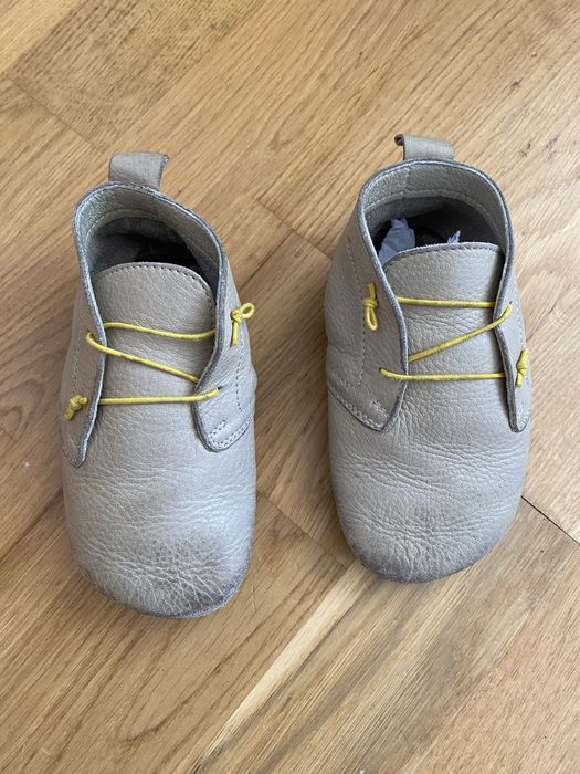 Pantofi din piele naturala, talpa antiderapanta Liliputi 24/26