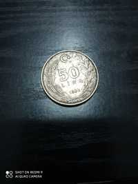 Стара манета от 50 лира
