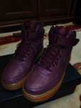 Nike Wmns Air Force 1 Hi Se 860544 600 Special Edition Night Maroon SE