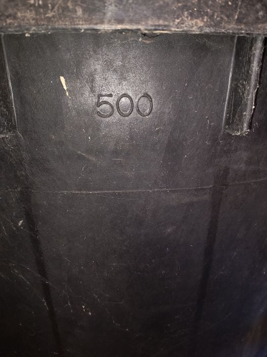 Vind cadă cu capac de 500 litrii