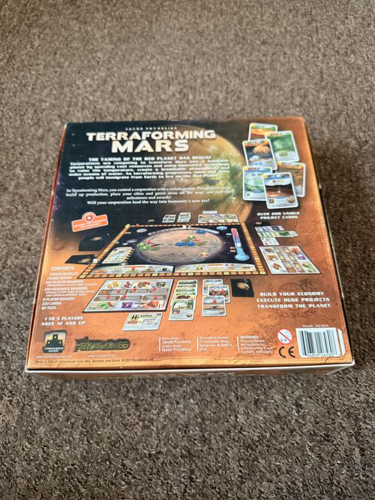 Vand boardgame Terraforming Mars + Venus Next