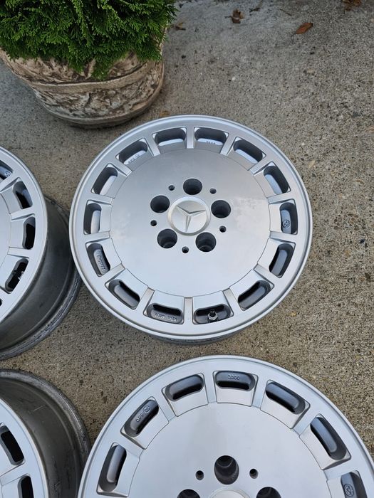 Jante Mercedes, RETRO, R15, GULLIDECKEL. W124, W201, W123