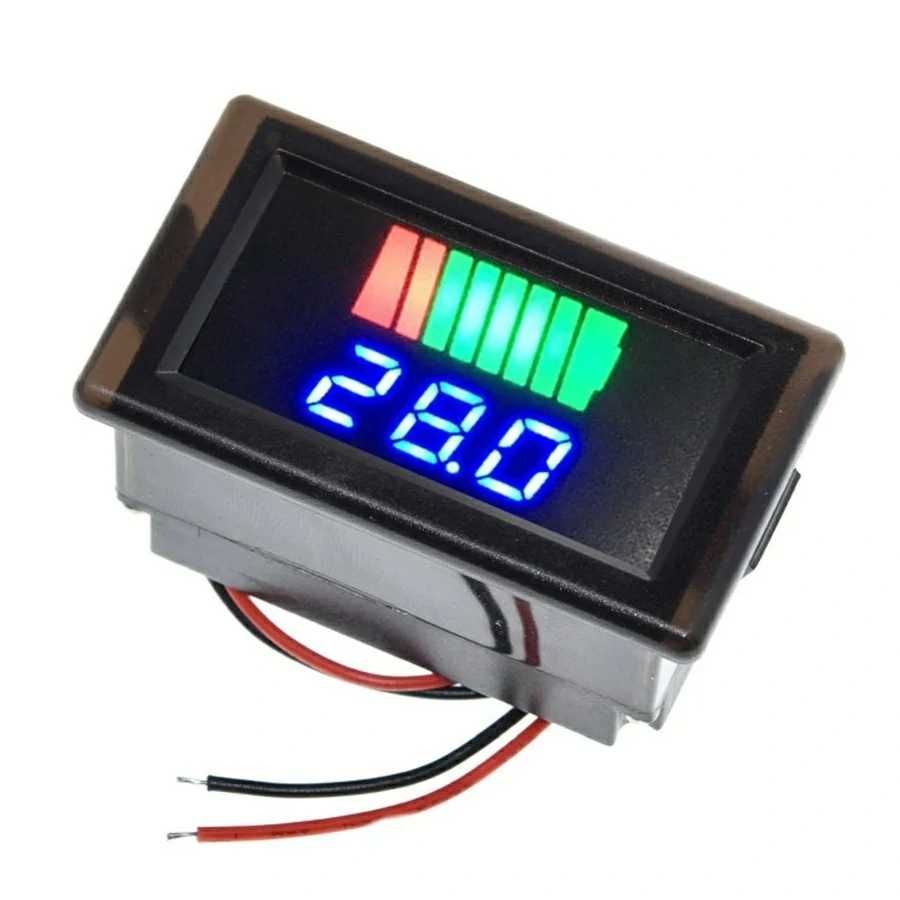 Indicator STARE nivel BATERIE auto bicicleta trotineta 12V 24V 48V 60V