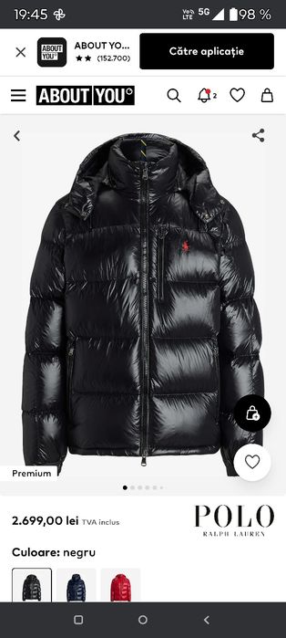 Geaca fâș impermeabil Polo Ralph  calitate premium garantata