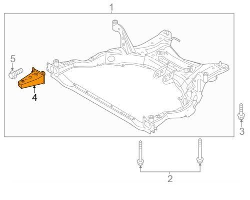 Suport armatura bara fata Mazda 3 (Bm), 06.2013-08.2017; Mazda 6 (Gj), 12.2014-04.2018; Mazda Cx-5 (Ke), 03.2012-08.2017, parte montare Fata, Dreapta, RapidAuto 45C20712