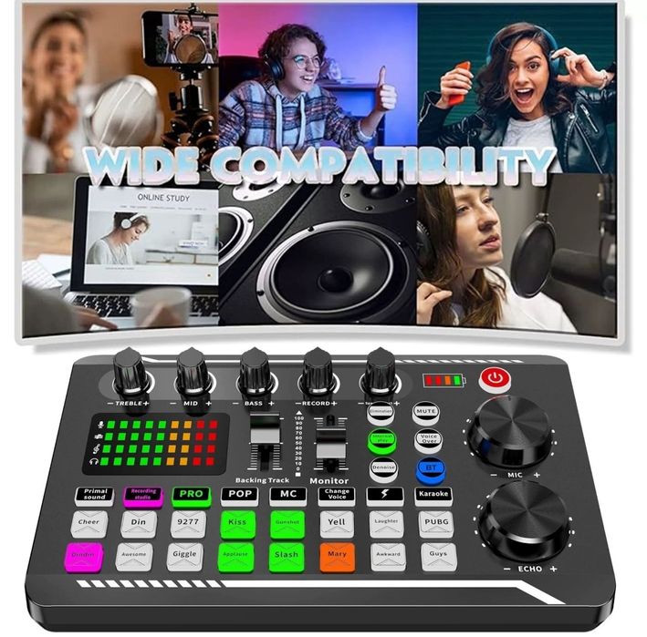 Bluetooth Audio Mixer DJ, Consola DJ cu Bluetooth și efecte de sunet