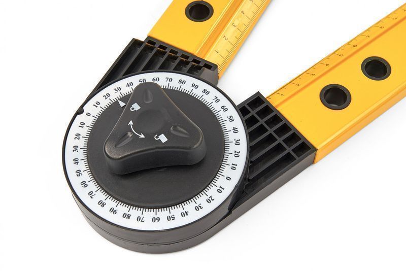 Механичен ъгломер, пергел и нивелир 2 х 500 мм нвм