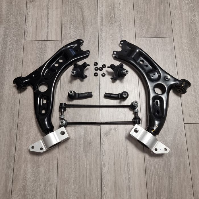 Kit complet brate suspensie fata Golf 5 6 Touran Passat B6 CC Octavia