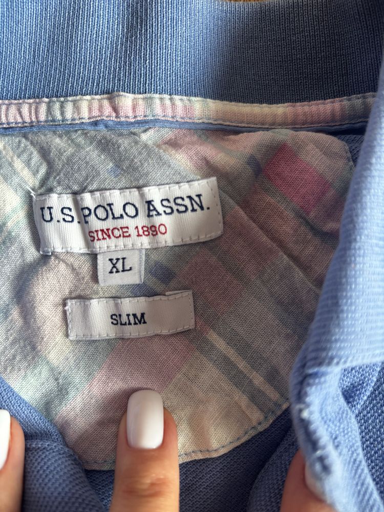 Светло синя тениска Polo