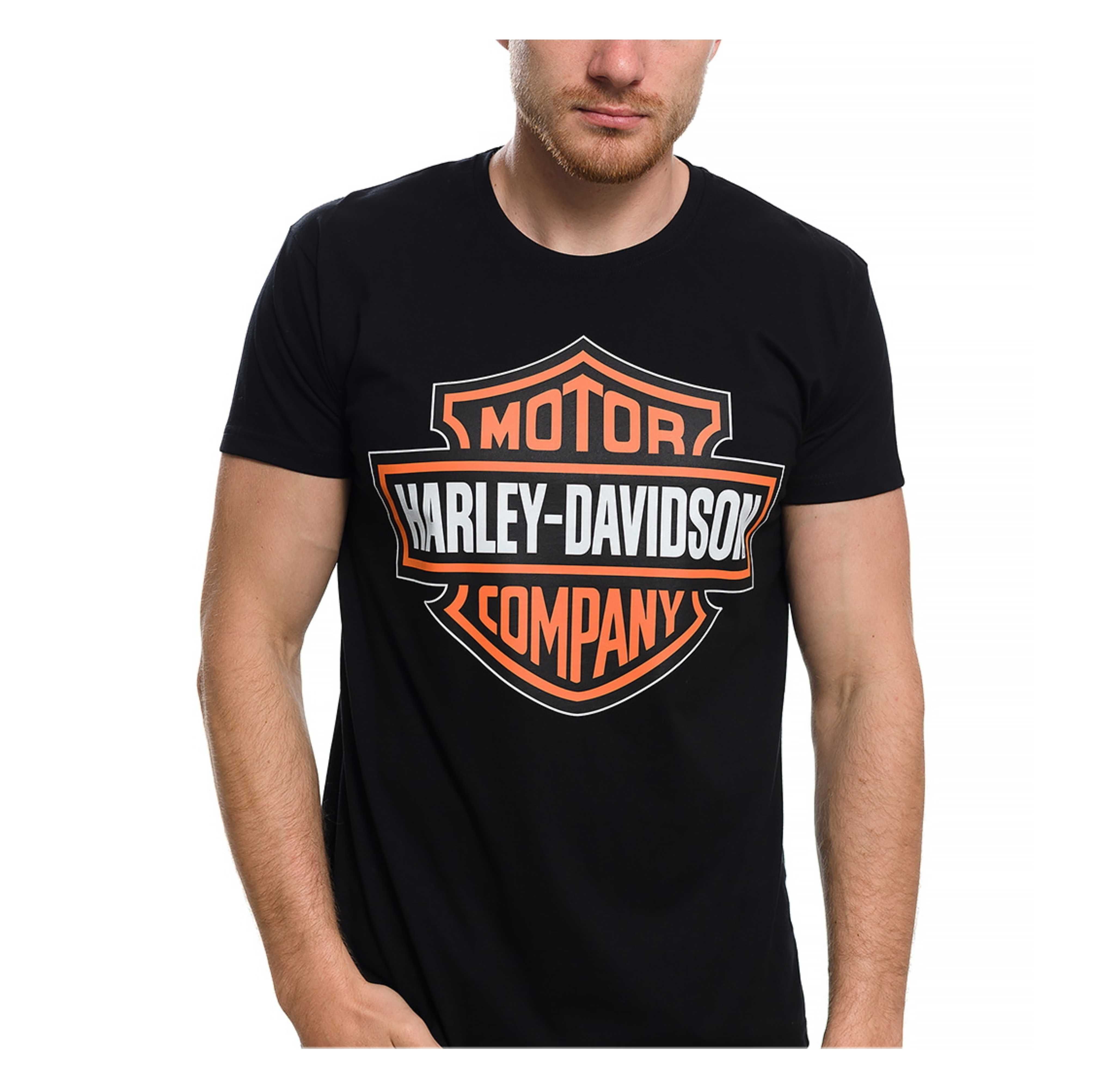 Нова мъжка тениска с трансферен печат MOTOR HARLEY DAVIDSON, мотори