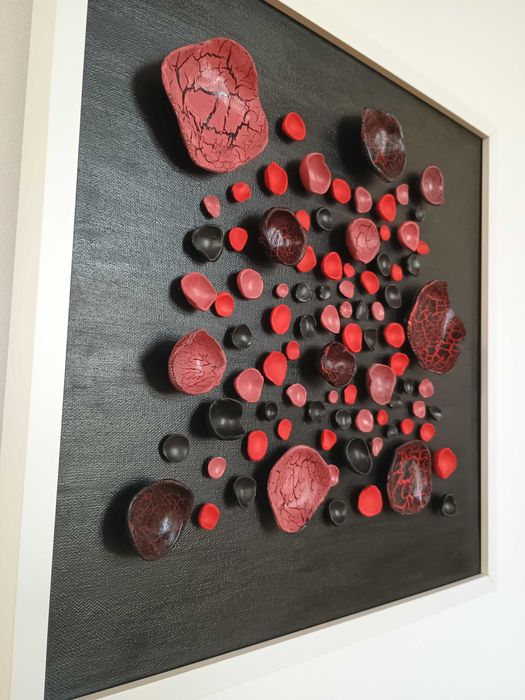 Tablou abstract modern – lucrare originală, realizată manual