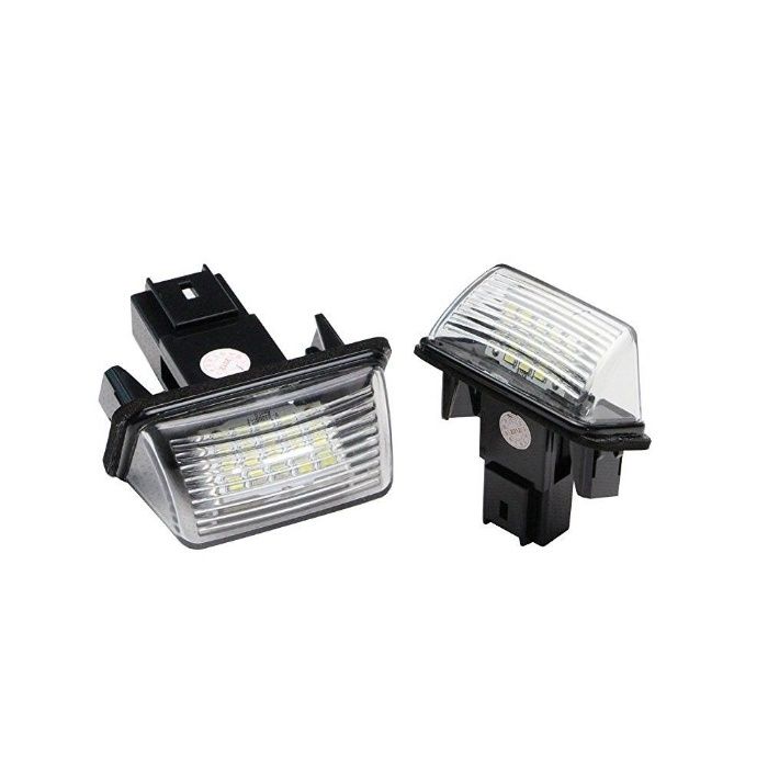 Set 2 lampi numar led canbus Peugeot si Citroen