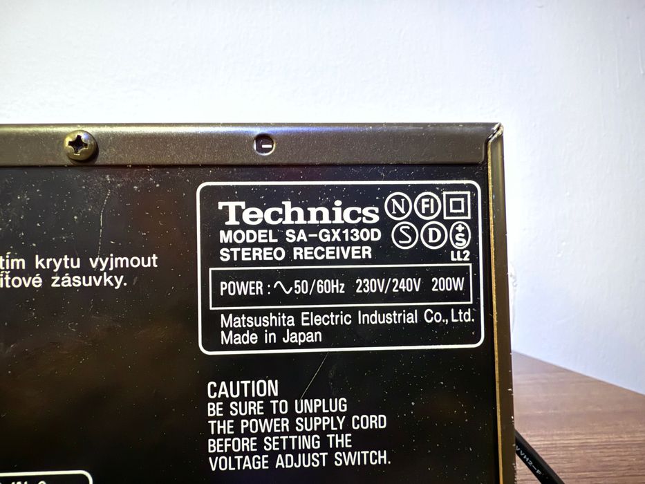 Technics SA-GX130D – класически стерео ресийвър с аналогов звук!