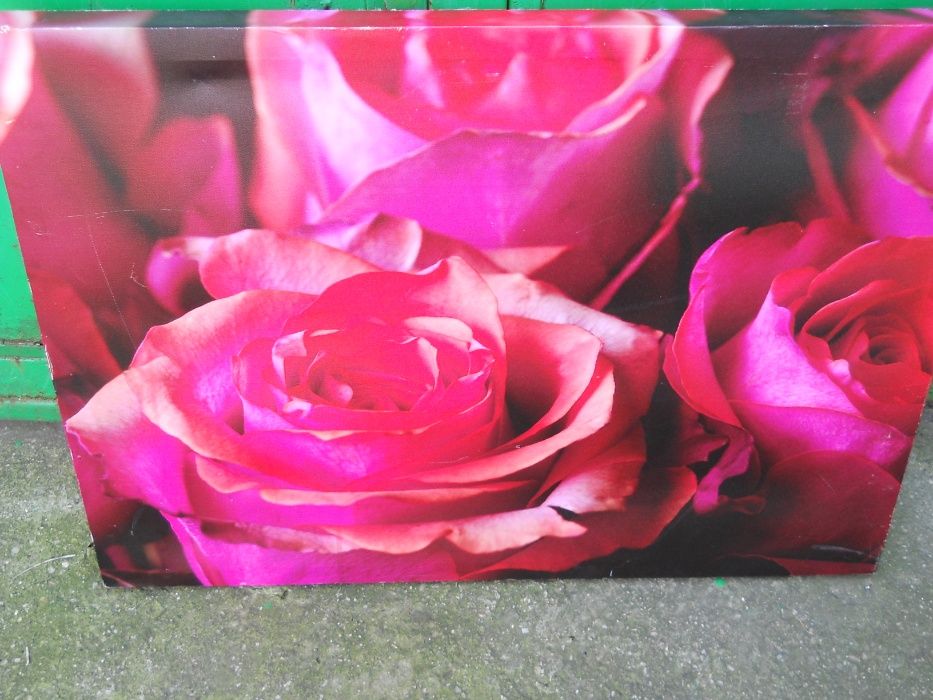 Tablou suvenir- Trandafiri rosii-canvas-.Dimensiuni 77cmx57 cm