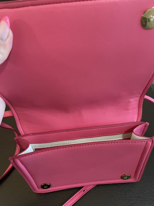 Розова чанта Зара