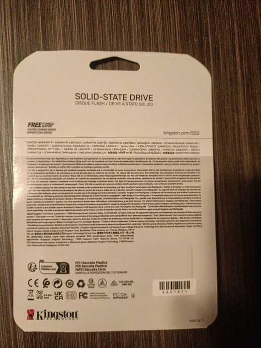 Ssd Kingston 2 tb  M2 nv3 Nou sigilat