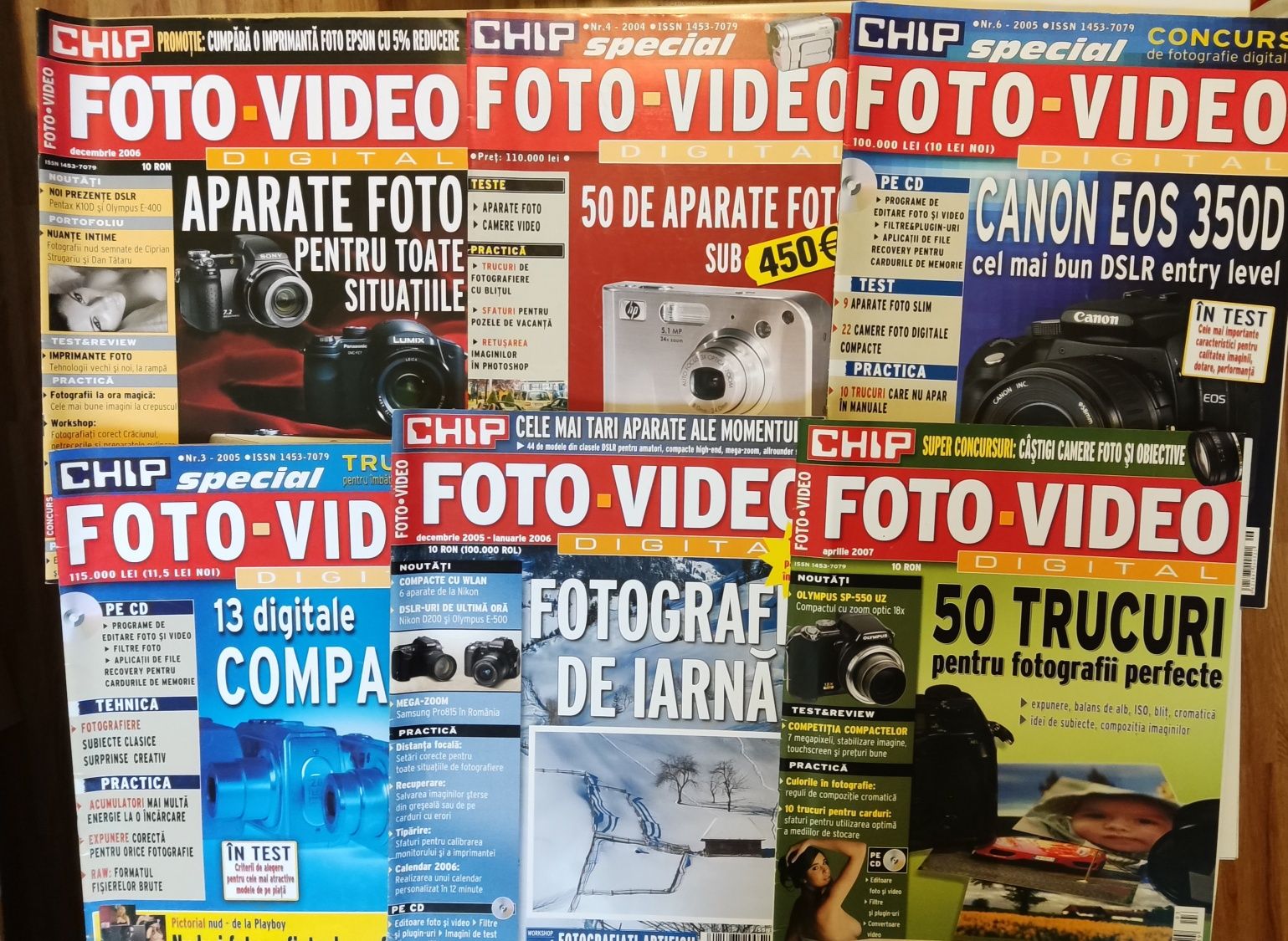 Reviste Chip Foto-Video, PC Practic, Chip Special , 23 reviste