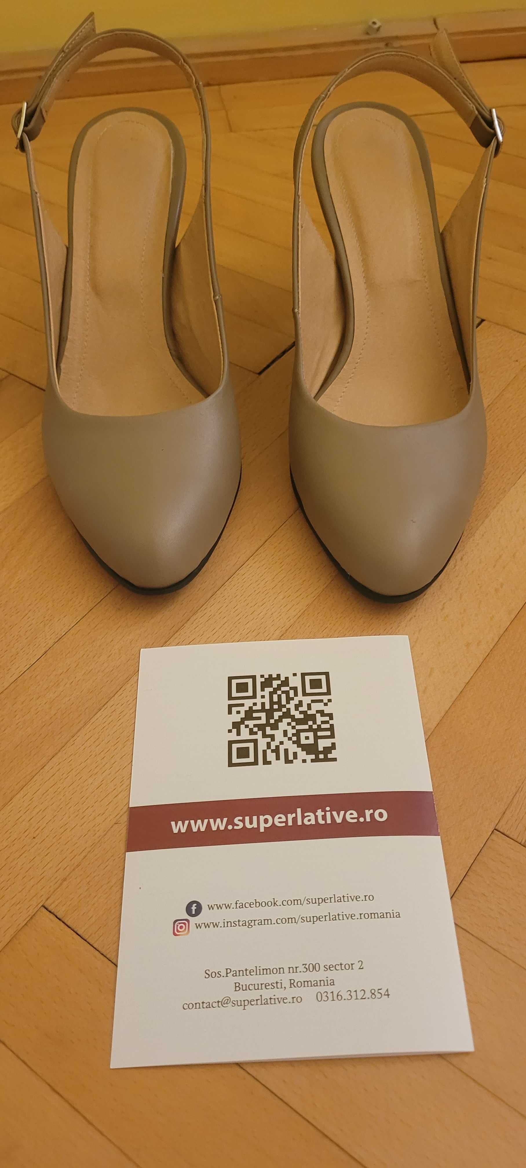 Incaltaminte femei din piele naturală