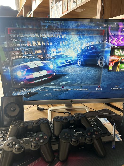 PS3 Aybi yuq 500gb 4 ta jostik