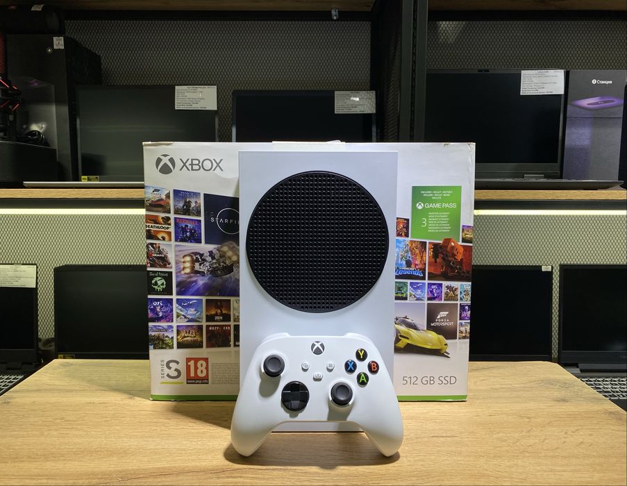 Приставка XBOX Series S, 512 GB SSD, 1 джойстик, 10423/А10