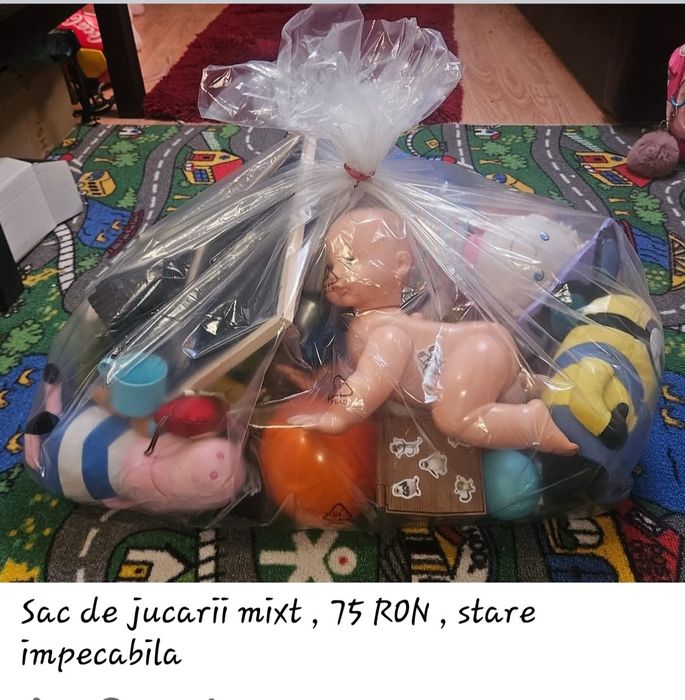 Sac mare de jucarii
