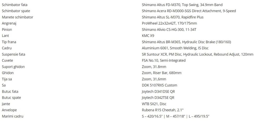 Bicicleta Devron Riddle 2.7 27 viteze