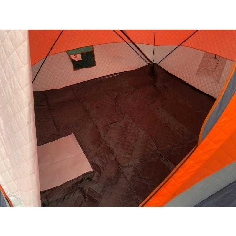 Трехслойная палатка-куб для зимней рыбалки Mircamping 2017