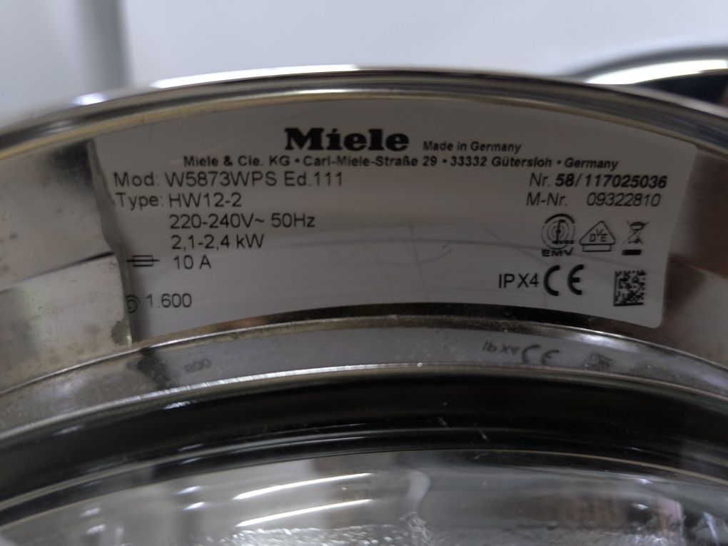 Пералня Miele W 5873 WPS - 8кг. 1600об. Инверторна.