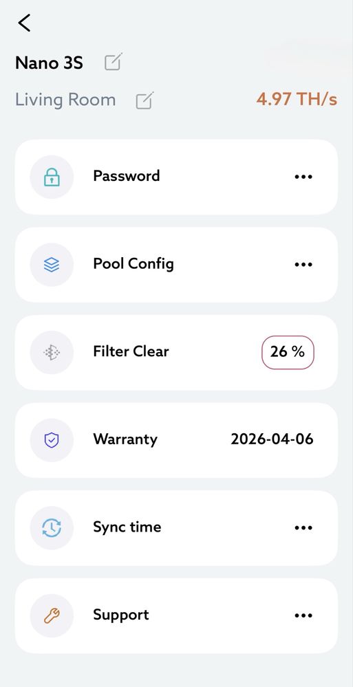 Canaan Avalon Nano 3S 6.4Th/s 134W - Bitcoin BTC Lucky Miner