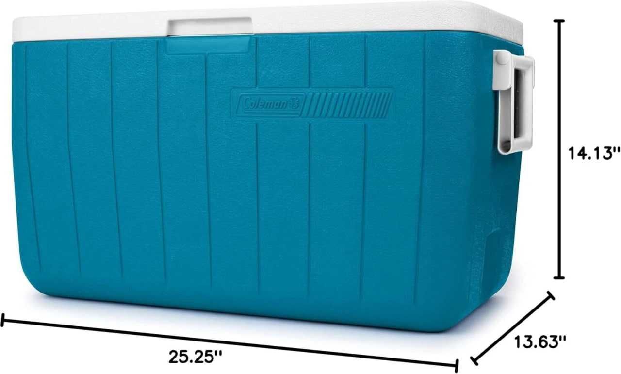Термобокс для льда Coleman Cooler 48qt! Новый! Made in USA! объём 45л.