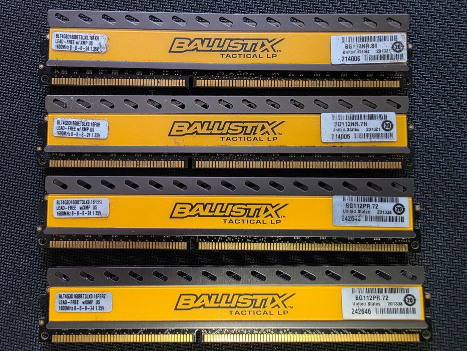 Memorie 16GB DDR3-1600MHz Crucial Ballistix Tactical CL8 low profile