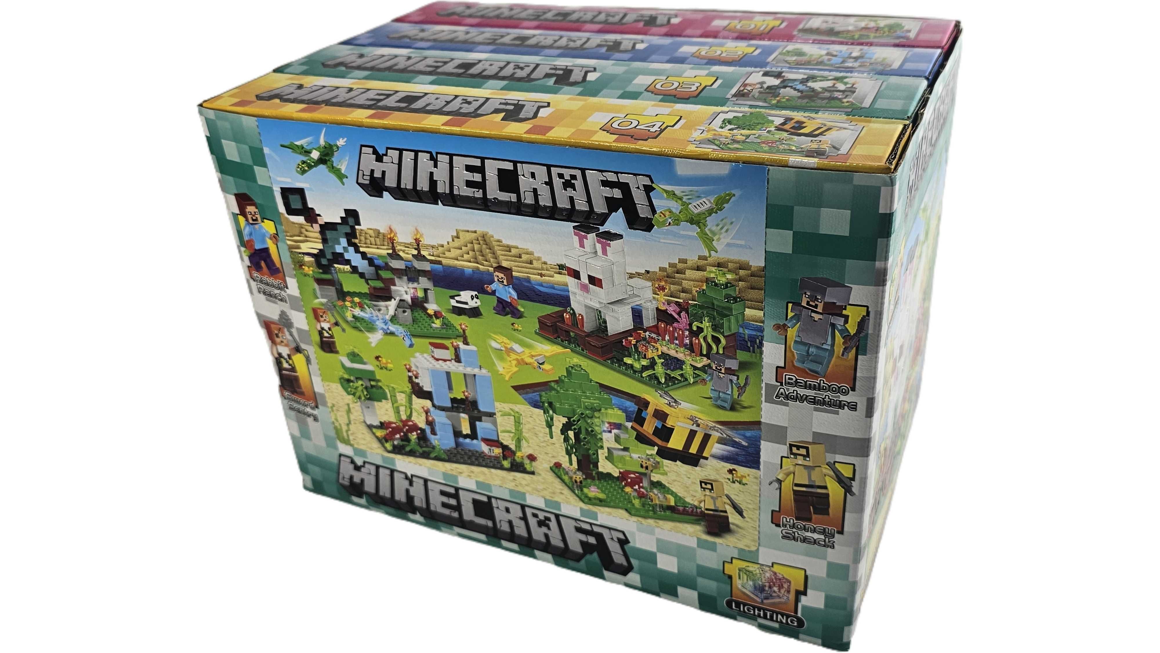 Конструктори 4 бр. в нова серия Майнкрафт от 888 ч. Minecraft / 63лв.