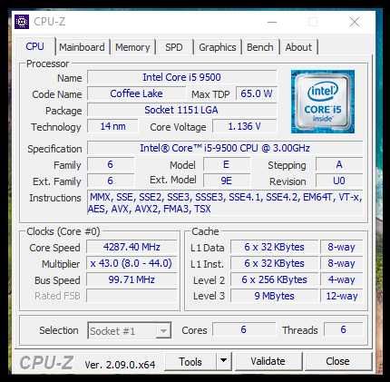 Дъно Asus PRIME H310M-R + Intel® Core i5-9500 + 16gb ddr4