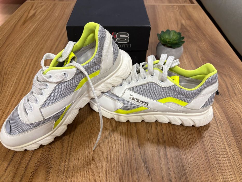 Детски маратонки Cesare Paciotti, 4US, бели, 35 номер