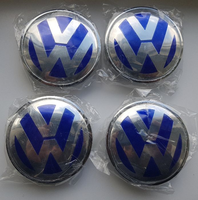 4 Capace jante BMW 56/68mm VW 56/65/60/63/70/76mm negru albastru