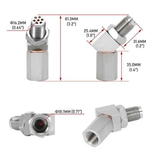 Втулка лъжец за ламбда сонда. Различни видове. O2 Oxygen Sensor