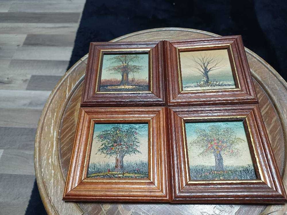 Lot de 4 mini picturi deosebite