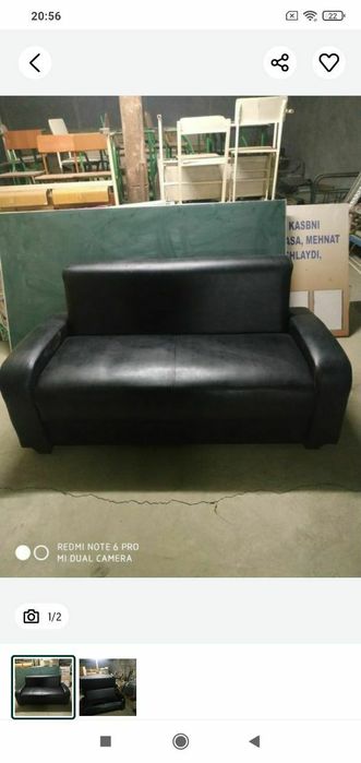 Qora kojali mebel