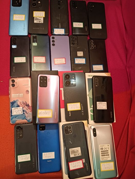 Смартфоны Samsung,xiaomi, oppo