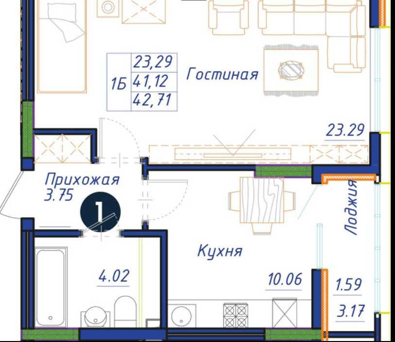 1-2-3-4 комнатные квартиры от застройщика