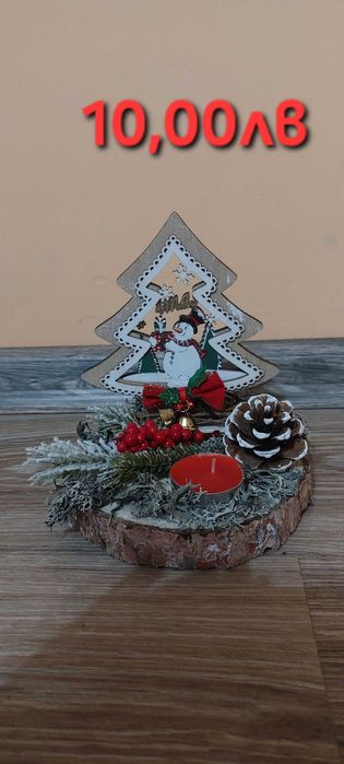 Коледн свещници и декораци