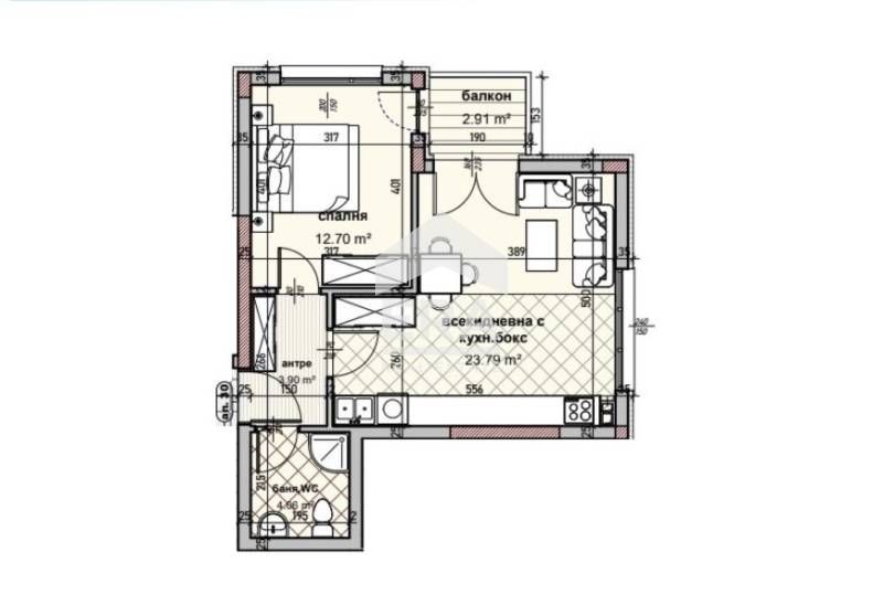 Продава се Двустаен апартамент в Варна, Владислав Варненчик - 67 кв.м за 1269 €/кв.м - Снимка #3
