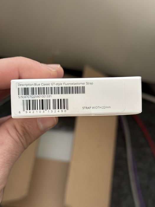 Curea HUAWEI Easyfit 3 22mm Blue Fluoroelastomer