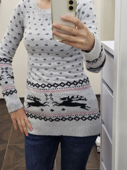 Блузон с коледни мотиви