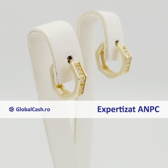 Cercei din aur de 14k, 2.74g | GlobalCash.ro #CF114358