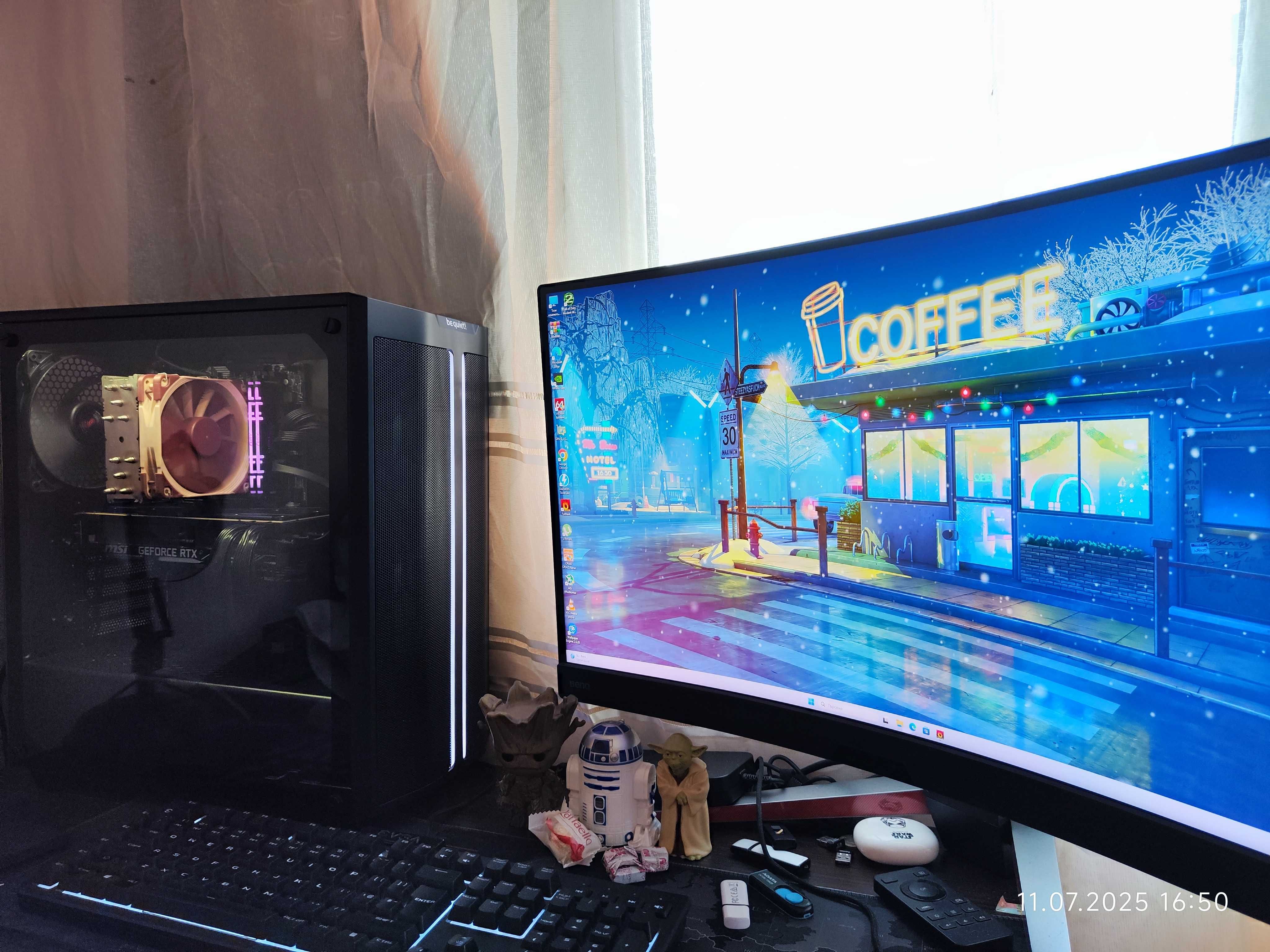 Геймърски i7 13700F,RTX 2080Ti 11GB,RAM 32GB DDR4 3600,SSD 512GB